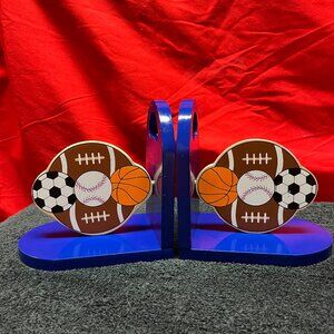 📚🏀⚽ Game Day Goals – Kids Sports Bookends Set 🏈⚾📘